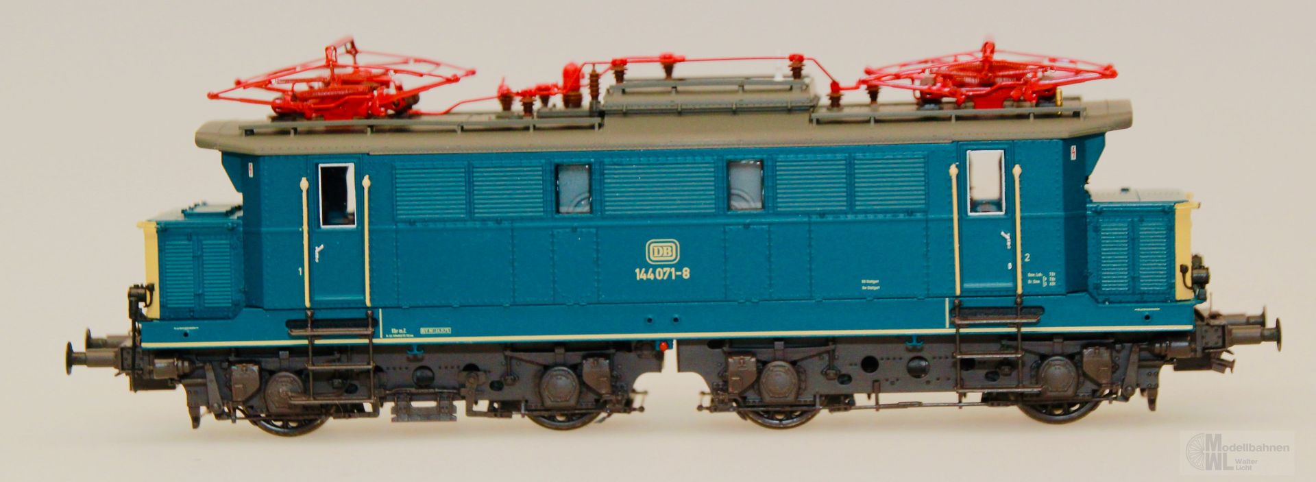 Brawa 43434 - BRAWA - E-Lok BR 144 071-8 DB Ep.IV grün H0/GL Sound